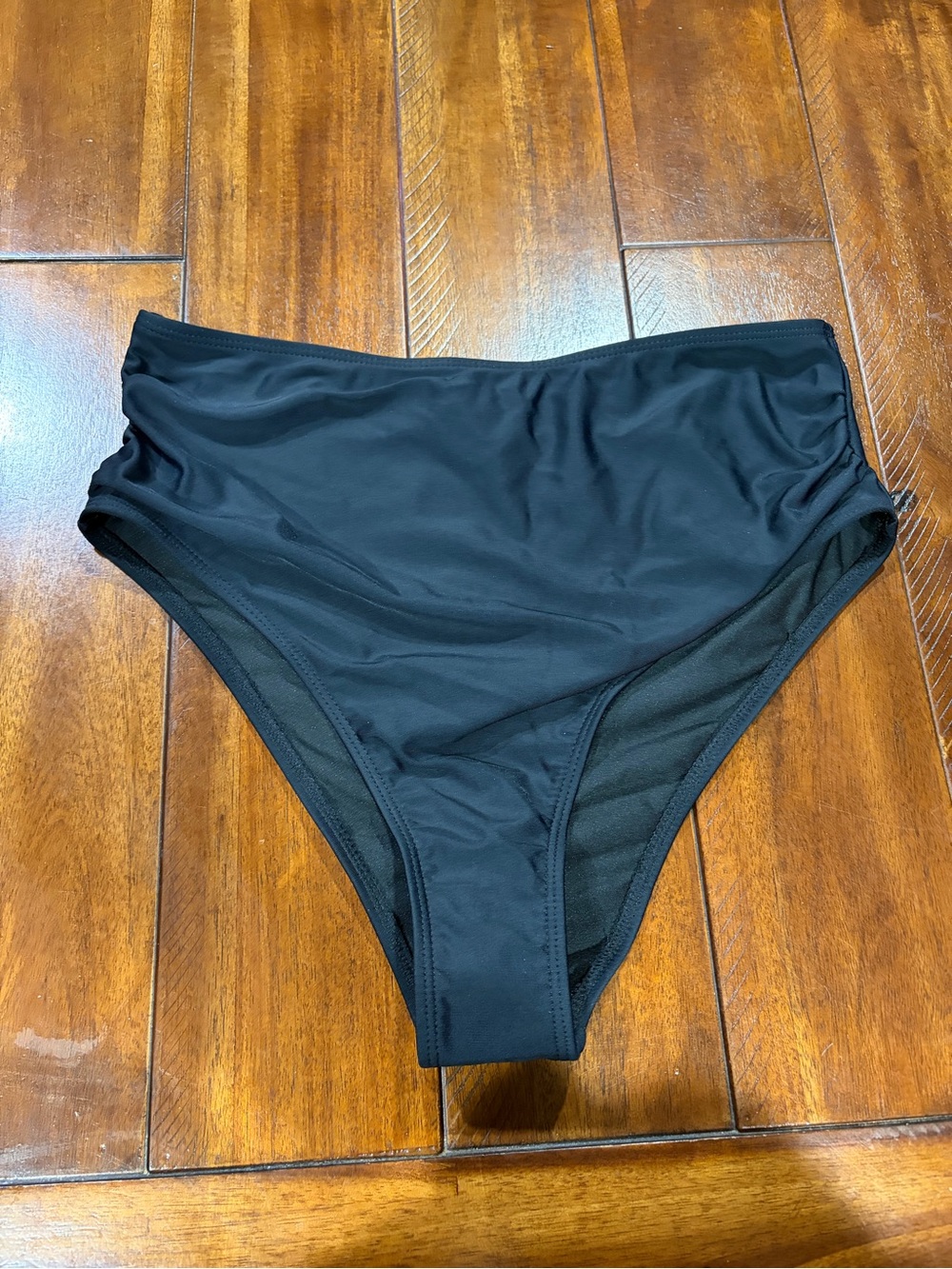 SHEIN Black High-Waist Bikini Bottoms